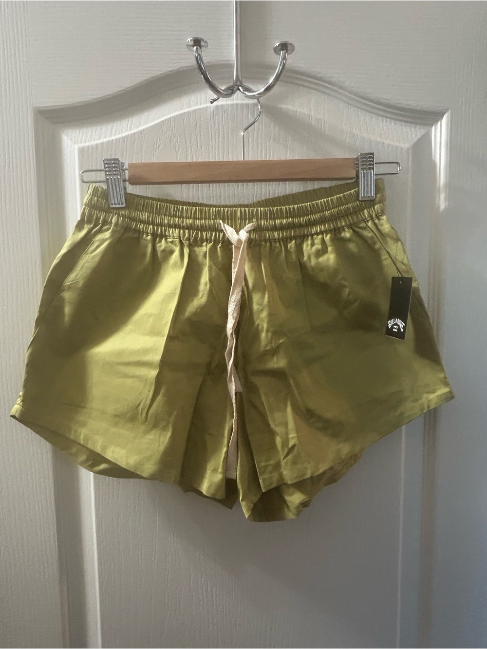 Billabong Olive Green Drawcord Athletic Shorts